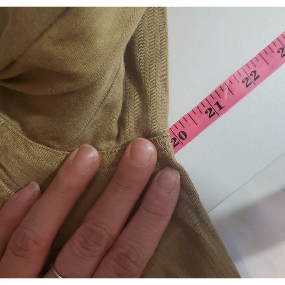 Vtg Y2K The Blues Button Down Tan Shacket, Sz XL - Picture 8 of 10